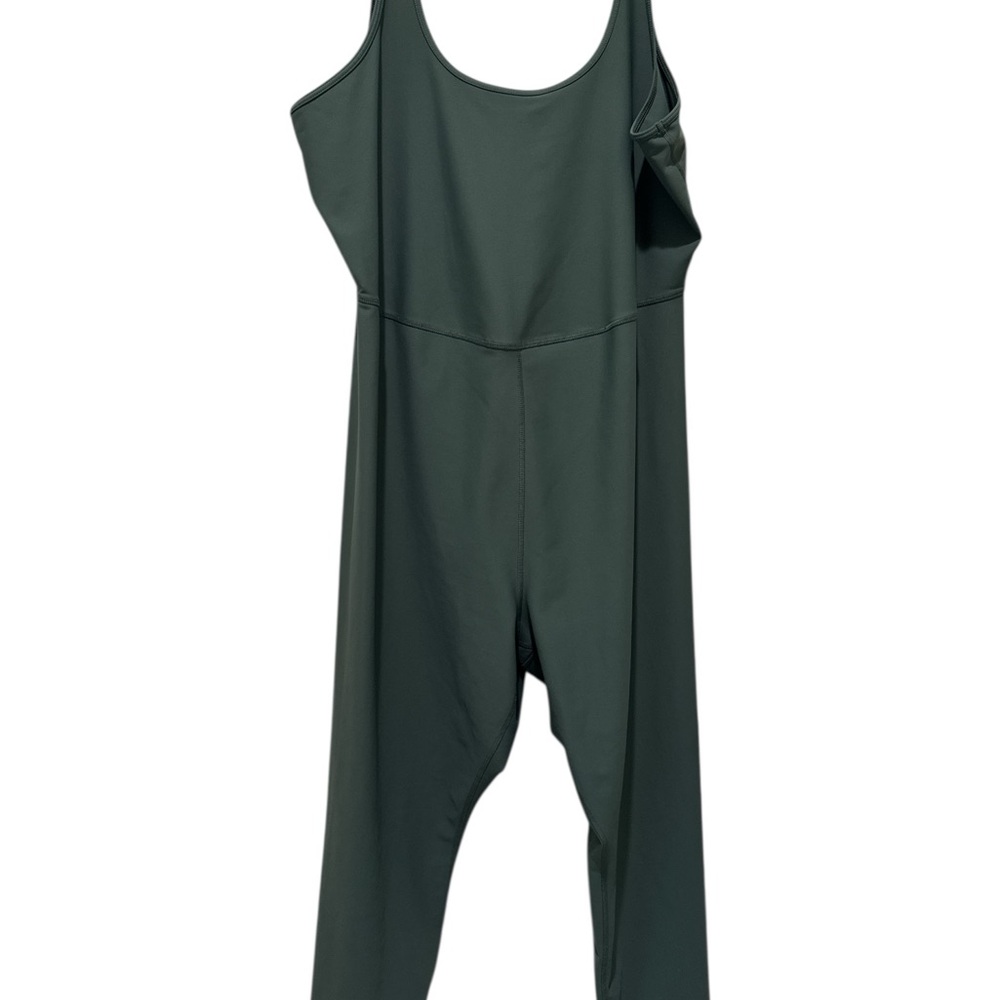 Old Navy Dark Green Sleeveless Jumpsuit
